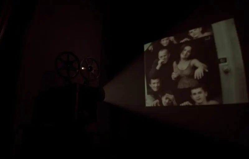 Escena de Sinister (2012)